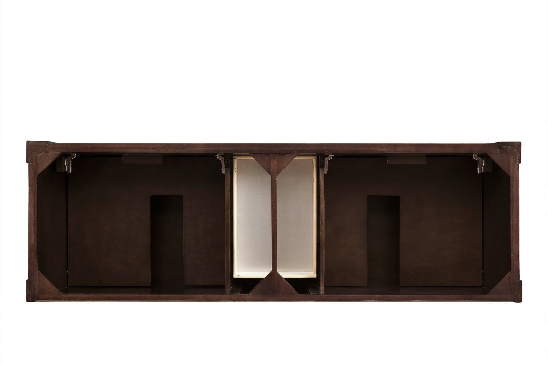 72" Brookfield Burnished Mahogany Double Bathroom Vanity, James Martin Vanities - vanitiesdepot.com